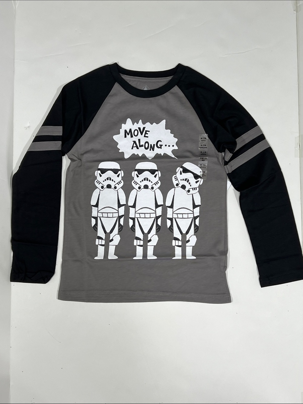Disney Star Wars Stormtroopers  Long-Sleeve Baseball T shirt for Boys